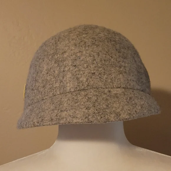 Accessories | Wool Juicy Couture Riding Cap Gray Yellow Trim  display picture 3